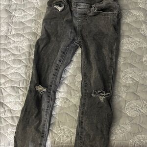 Little Bipsy Black Distressed Kids Jeans